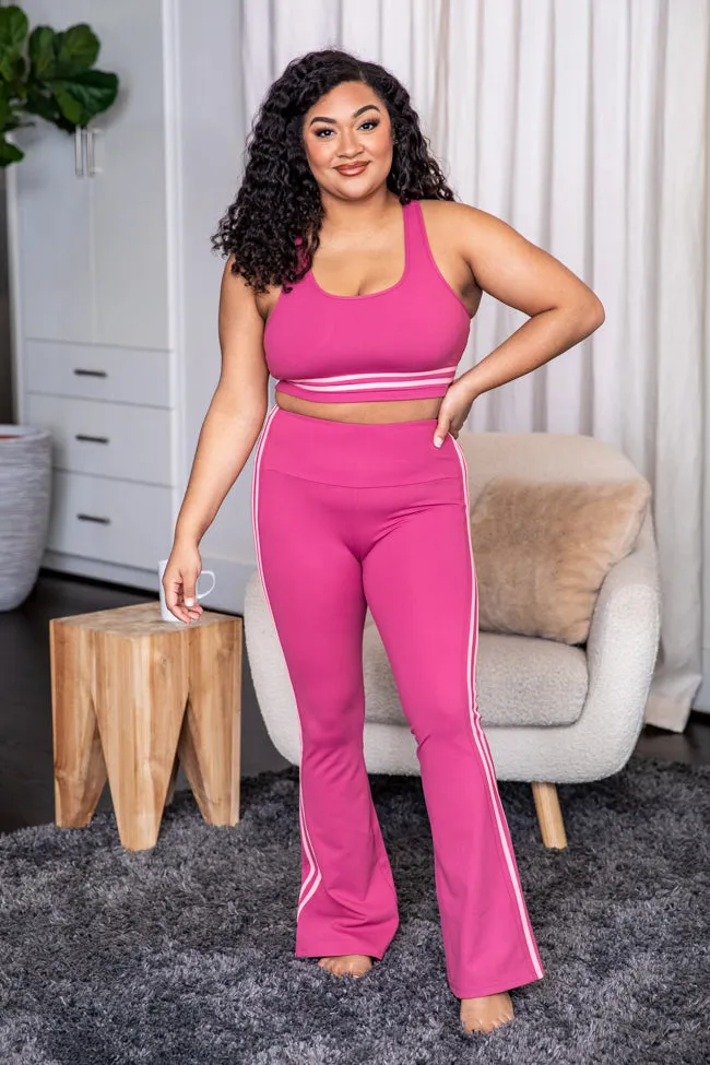 Make It Happen Pink Sports Bra FINAL SALE sold by Pink Lily product image thumbnail 5