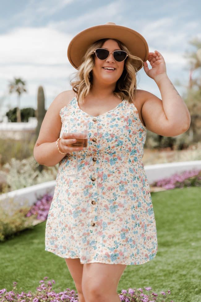 Marigold Mornings Floral Multi Mini Dress FINAL SALE sold by Pink Lily product image thumbnail 15