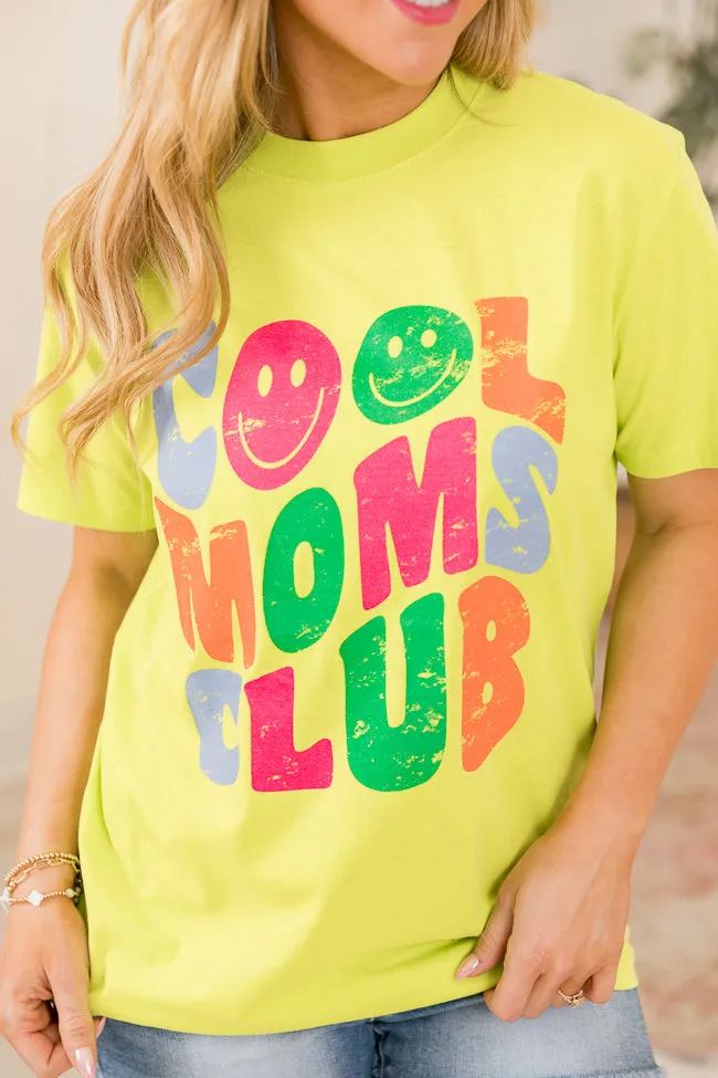 Cool Moms Club Neon Oversized Graphic Tee sold by Pink Lily product image thumbnail 3