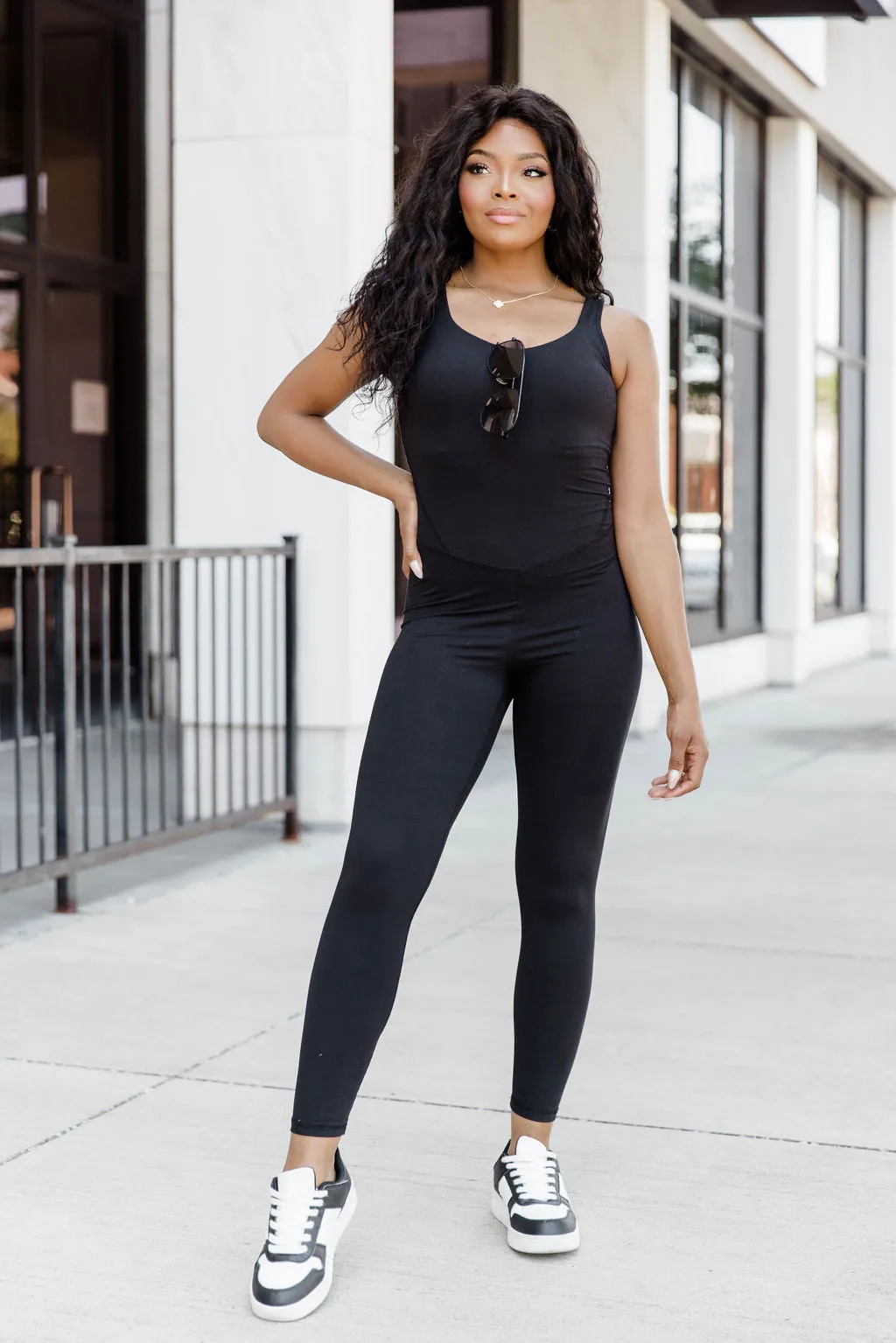 Become Your Best Black Active Jumpsuit FINAL SALE sold by Pink Lily product image thumbnail 2