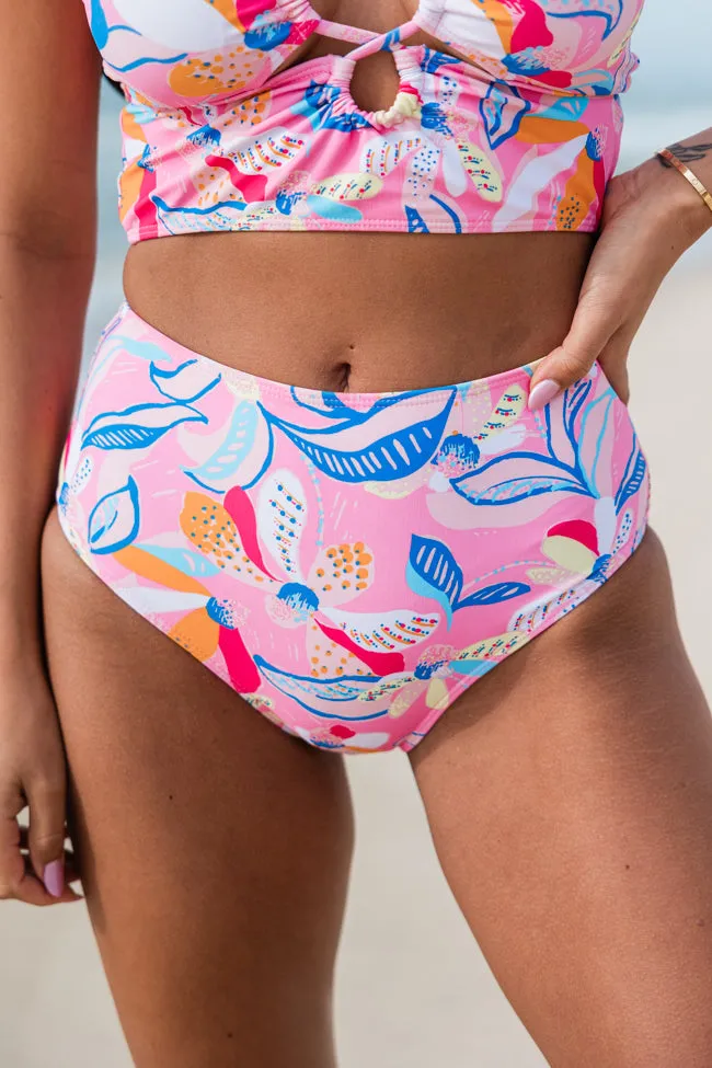 Solo Statement High Waisted Printed Swimsuit Bottom FINAL SALE sold by Pink Lily