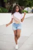 Sourdough Girly Blossom Comfort Colors Tee sold by Pink Lily