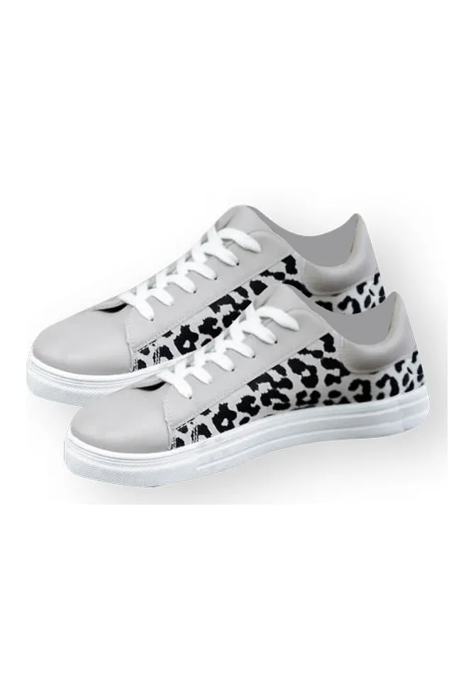 Dottie Taupe Leopard Print Sneakers FINAL SALE sold by Pink Lily product image thumbnail 4