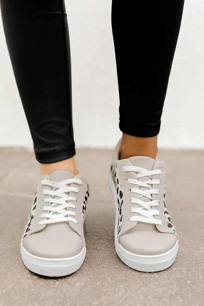 Dottie Taupe Leopard Print Sneakers FINAL SALE sold by Pink Lily product image thumbnail 3