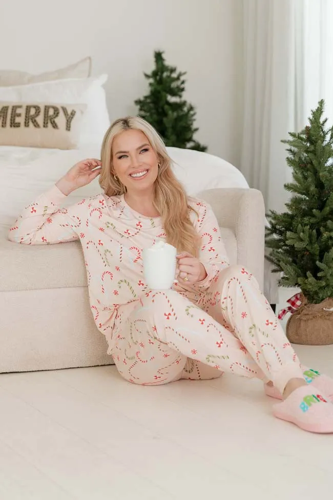 Merry All the Way Candy Canes Pajama Top FINAL SALE sold by Pink Lily product image thumbnail 5