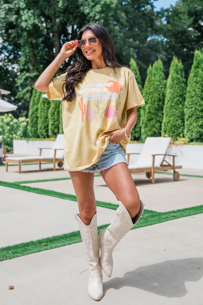 Its Always Sunny Mustard Oversized Graphic Tee sold by Pink Lily product image thumbnail 3