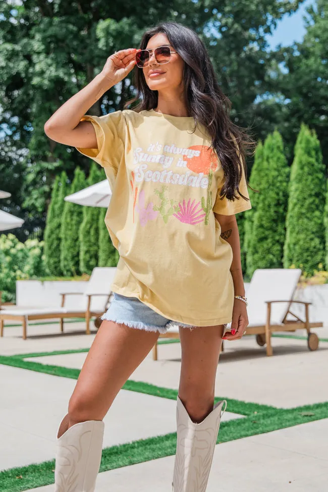 Its Always Sunny Mustard Oversized Graphic Tee sold by Pink Lily product image thumbnail 4