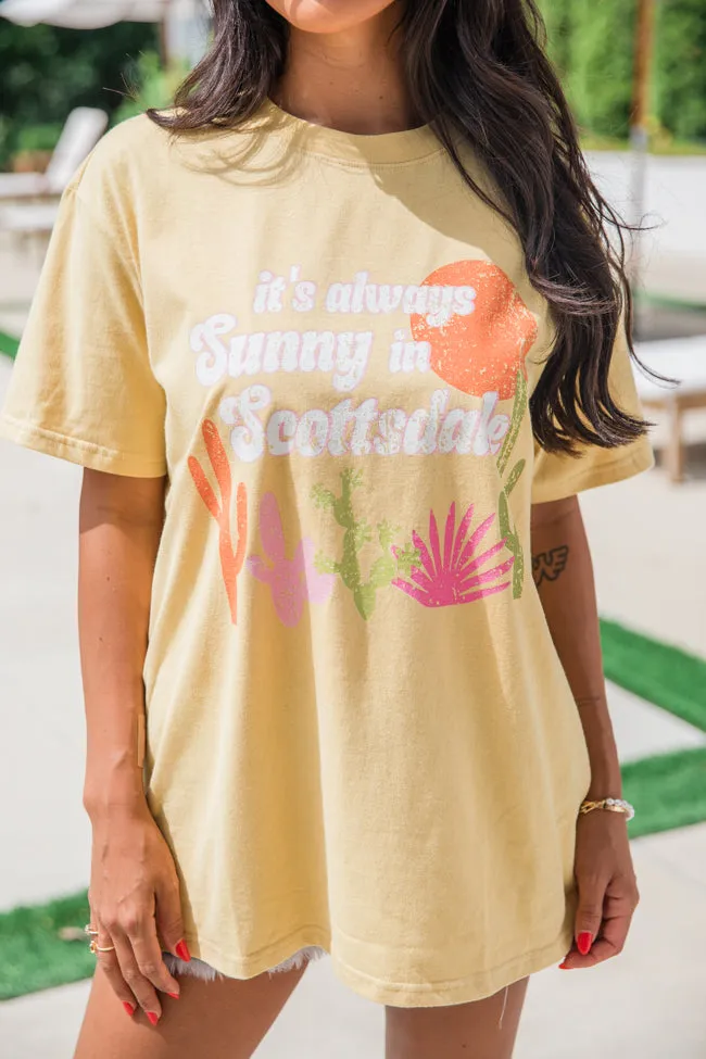 Its Always Sunny Mustard Oversized Graphic Tee sold by Pink Lily product image thumbnail 2