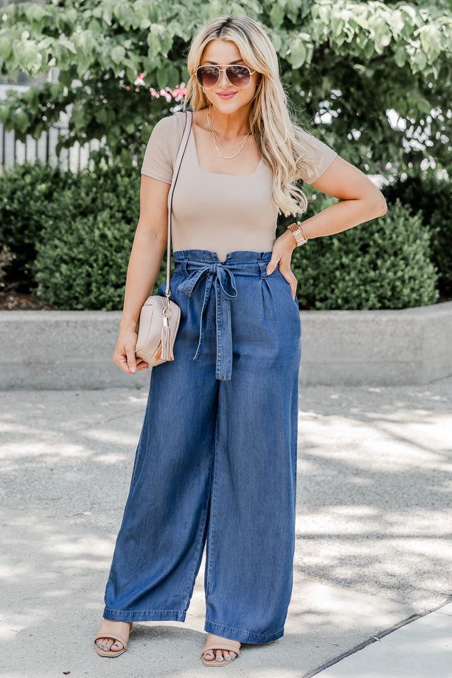 For The Better Nude Square Neck Bodysuit FINAL SALE sold by Pink Lily product image thumbnail 2