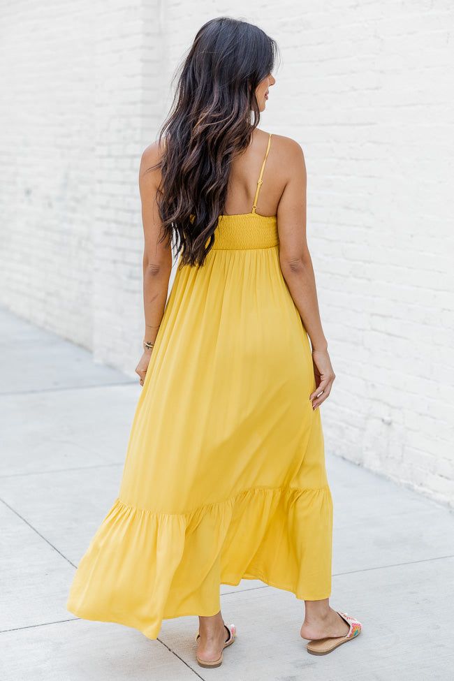 Golden Honey Yellow Maxi Dress FINAL SALE sold by Pink Lily product image thumbnail 4