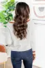 All In The Details Ivory/ Brown Varsity Style Cardigan FINAL SALE sold by Pink Lily