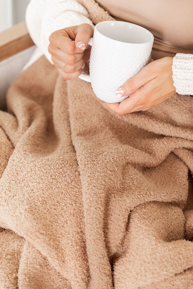 Sincere Wish Camel Fuzzy Blanket DOORBUSTER sold by Pink Lily product image thumbnail 4