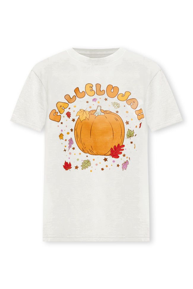 Fallelujah Ivory Oversized Graphic Tee sold by Pink Lily product image thumbnail 7