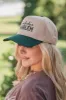 Somebody's Problem Dark Green and Khaki Hat sold by Pink Lily