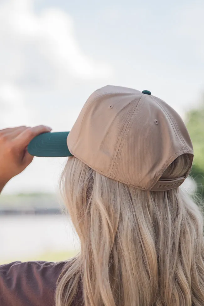 Somebody's Problem Dark Green and Khaki Hat sold by Pink Lily product image thumbnail 4