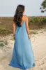 World Is Your Oyster Denim Maxi Dress SALE sold by Pink Lily