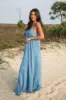 World Is Your Oyster Denim Maxi Dress SALE sold by Pink Lily