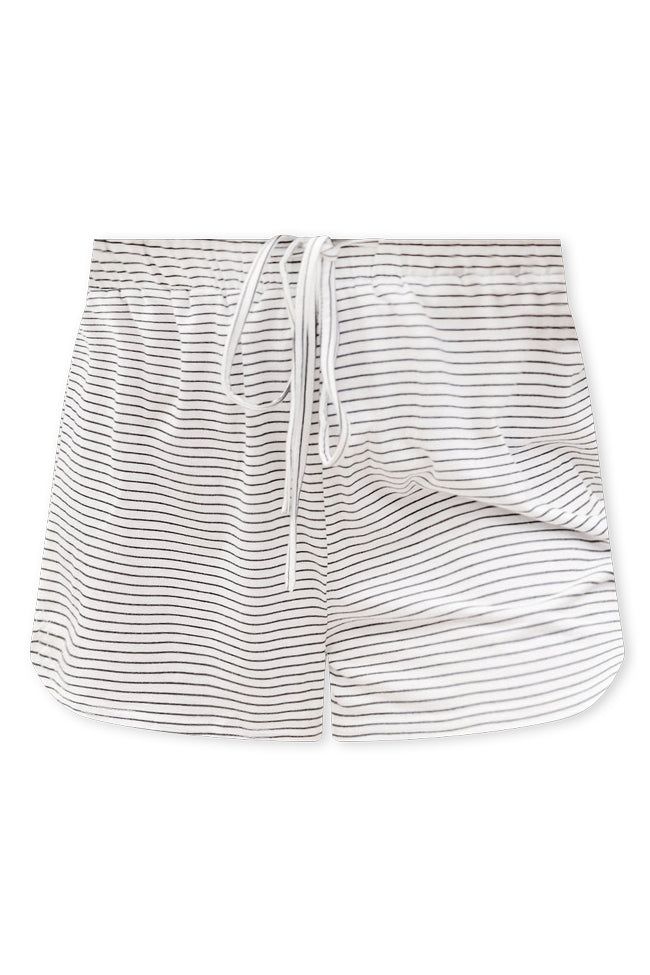 Walk In The Sun Black and White Striped Lounge Shorts FINAL SALE sold by Pink Lily product image thumbnail 11