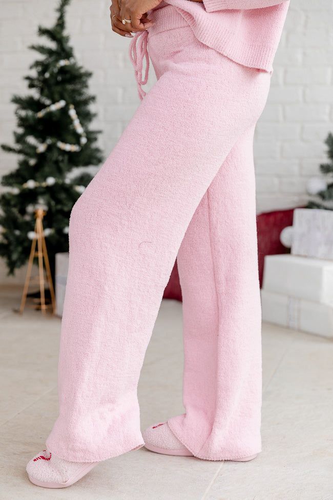 Movies And Chill Fuzzy Pink Lounge Pants FINAL SALE sold by Pink Lily product image thumbnail 3