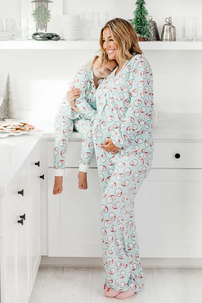 Believe In The Magic Santa Print Pajama Top FINAL SALE sold by Pink Lily product image thumbnail 3
