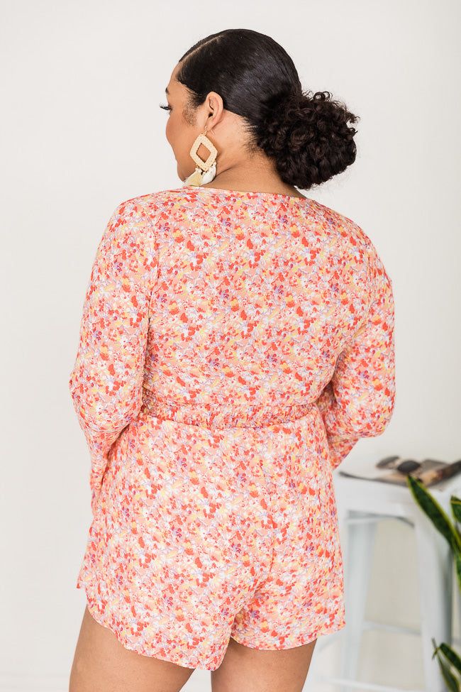 A Loving Heart Coral Floral Romper FINAL SALE sold by Pink Lily product image thumbnail 12