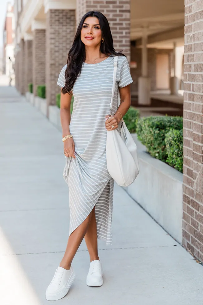 Consistently Confident Striped T-Shirt Midi Dress sold by Pink Lily product image thumbnail 2
