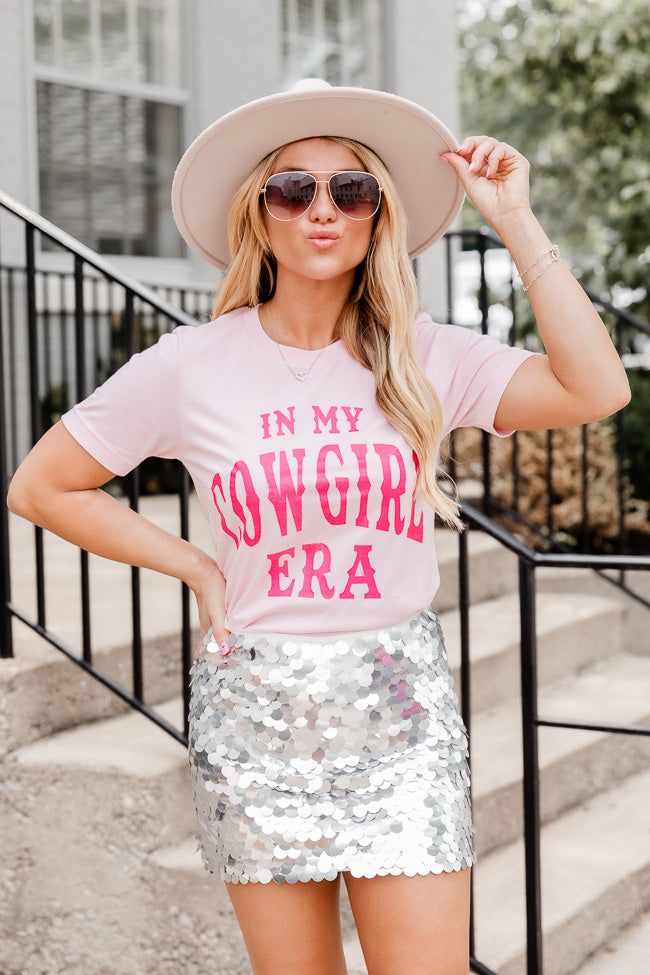 In My Cowgirl Era Pink Graphic Tee SALE sold by Pink Lily product image thumbnail 3