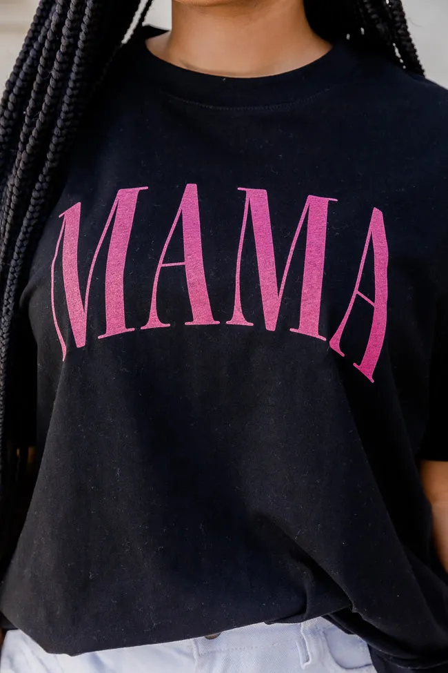 Mama Vintage Black Oversized Graphic Tee sold by Pink Lily product image thumbnail 3