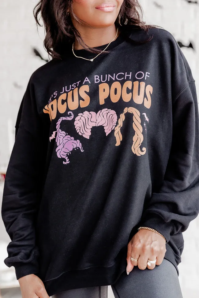 Hocus Pocus Trio Black Oversized Graphic Sweatshirt sold by Pink Lily product image thumbnail 3
