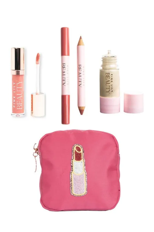 Lipstick & Glow Bundle sold by Pink Lily