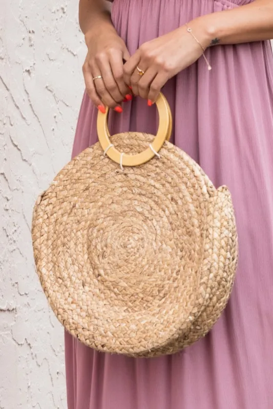 Secret Path Natural Circle Purse FINAL SALE sold by Pink Lily