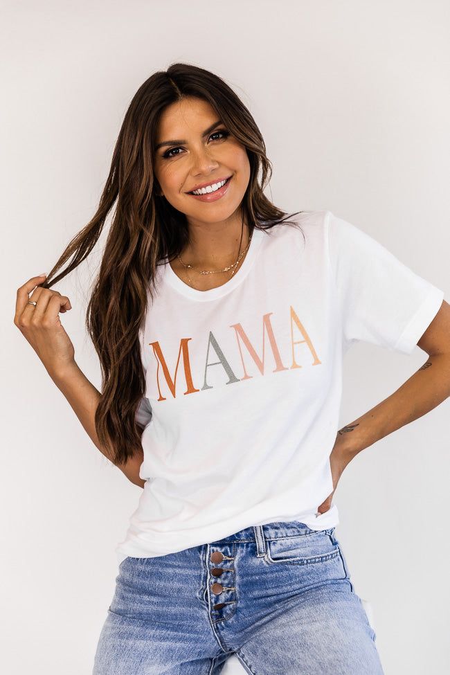 Mama Vintage Multi White Graphic Tee sold by Pink Lily product image thumbnail 5