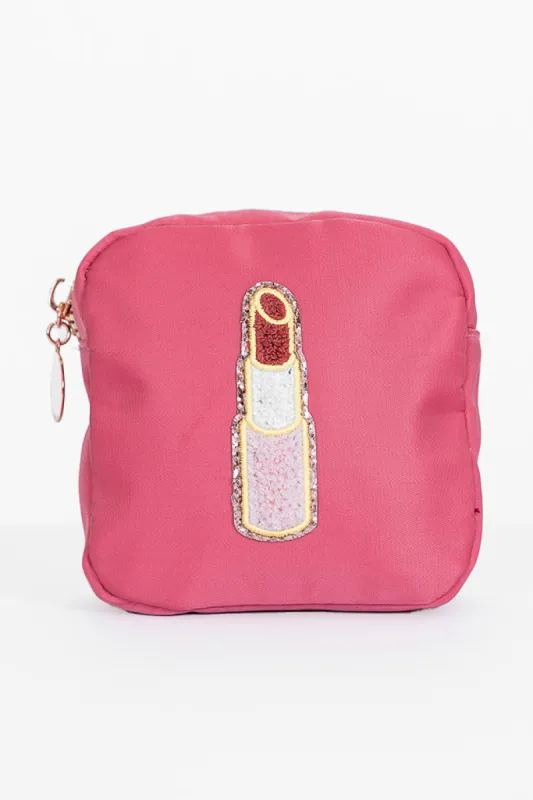 Pink Lily Beauty Lipstick Patch Mini Travel Bag FINAL SALE sold by Pink Lily