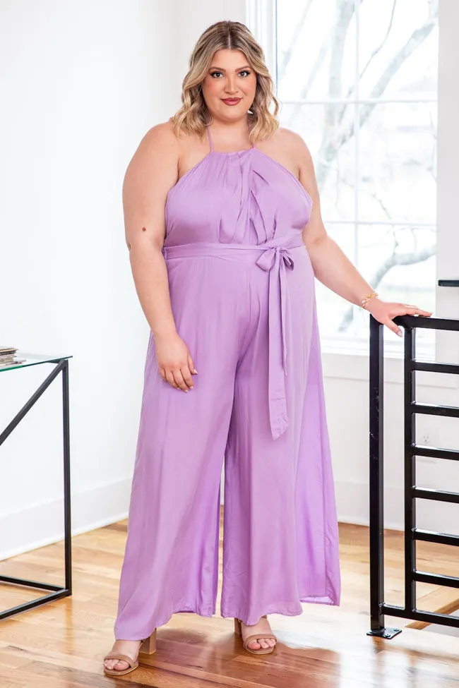 Cater To You Lavender Halter Jumpsuit FINAL SALE sold by Pink Lily