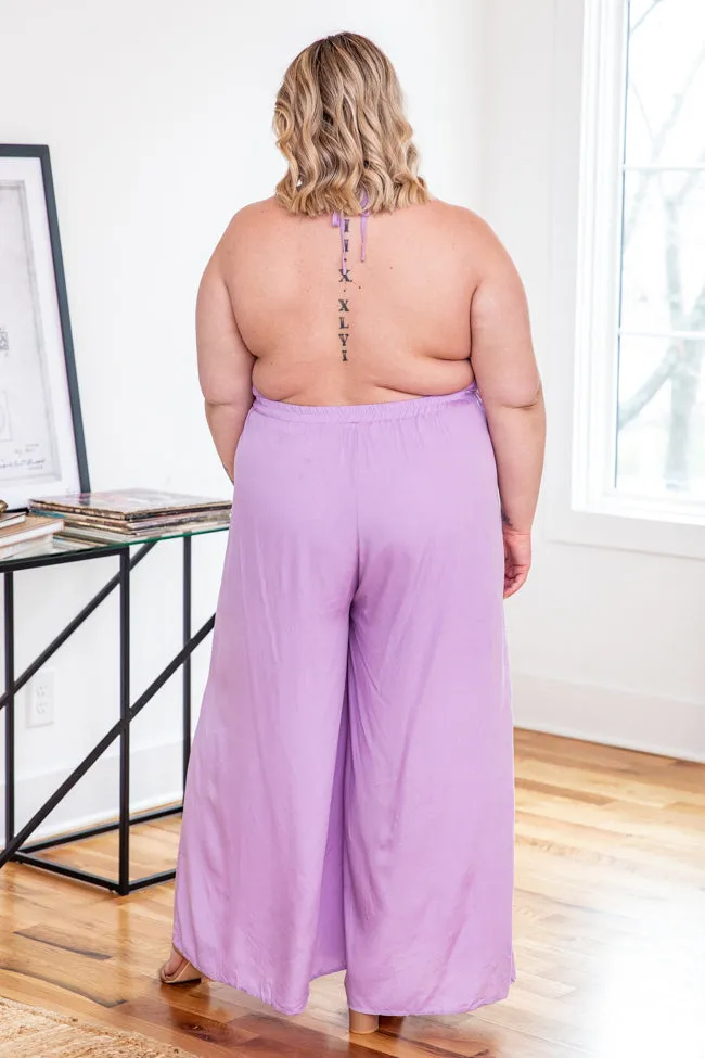Cater To You Lavender Halter Jumpsuit FINAL SALE sold by Pink Lily product image thumbnail 5