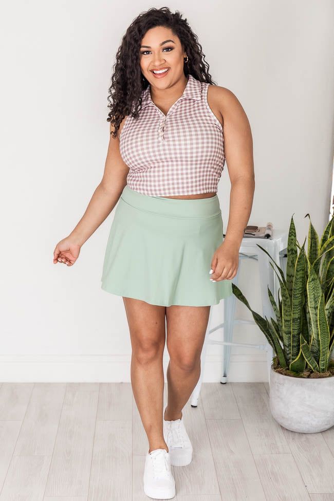 Potential Energy Sage Active Tennis Skirt FINAL SALE sold by Pink Lily product image thumbnail 7