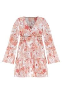 Simple Days Orange Floral Mini Dress FINAL SALE sold by Pink Lily