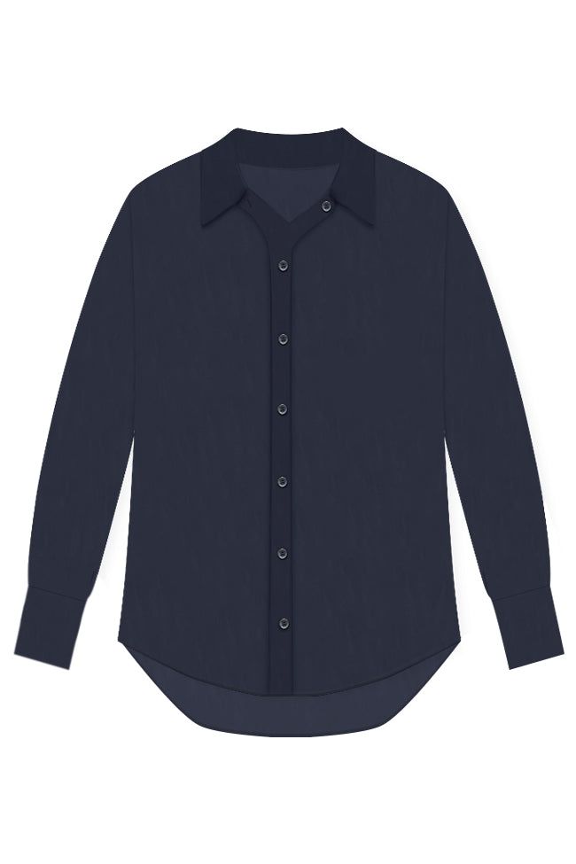 True To Yourself Black Sheer Button Front Blouse sold by Pink Lily product image thumbnail 6