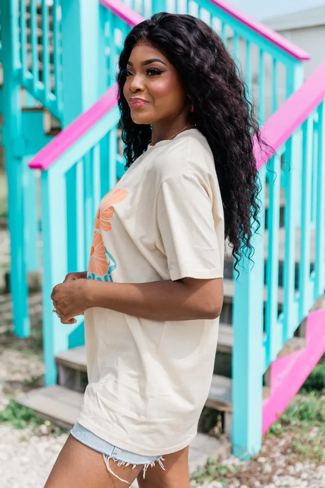 Keep Growing Ivory Oversized Graphic Tee sold by Pink Lily product image thumbnail 4