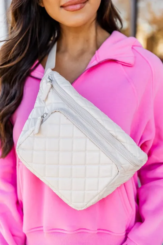 Traveling Grace Cream Sling Bag FINAL SALE sold by Pink Lily