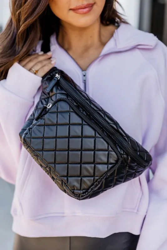 Traveling Grace Black Sling Bag sold by Pink Lily