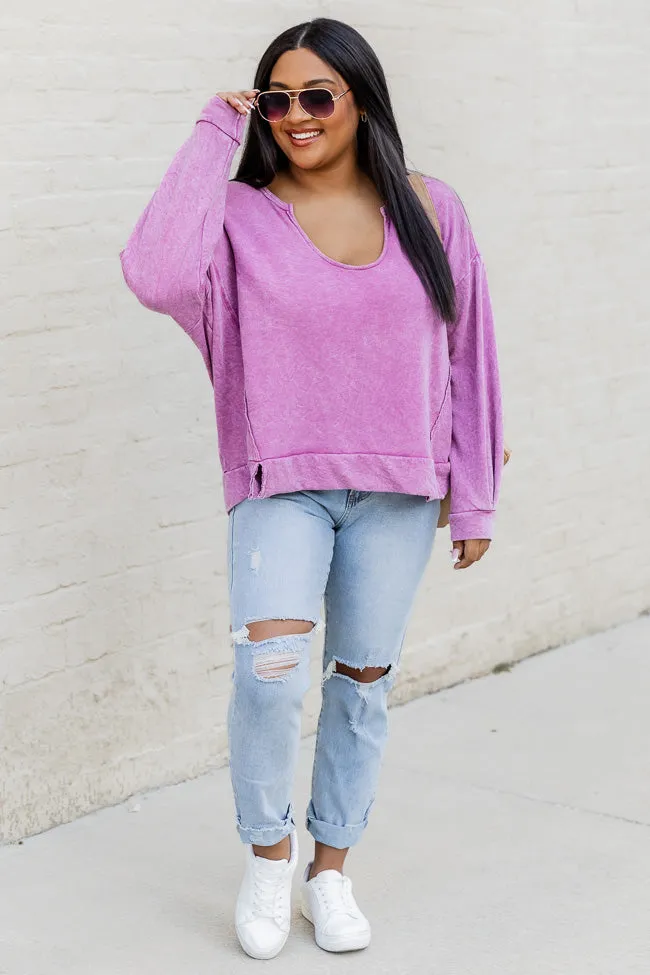 Top Knot Mama Pink Pullover FINAL SALE sold by Pink Lily product image thumbnail 2