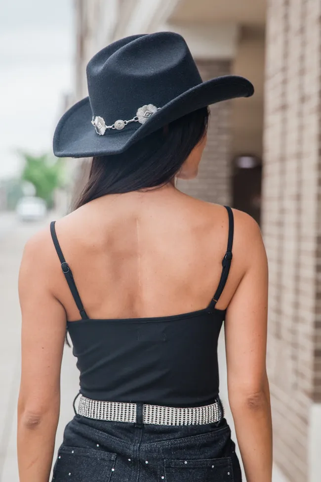 See You There Black Cami Bodysuit FINAL SALE sold by Pink Lily product image thumbnail 4