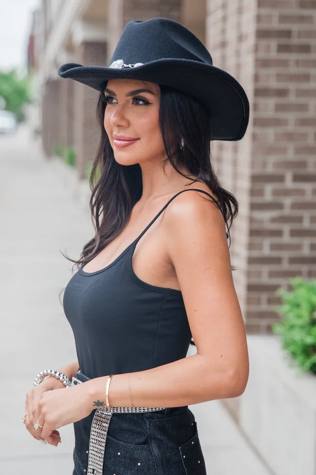 See You There Black Cami Bodysuit FINAL SALE sold by Pink Lily product image thumbnail 3