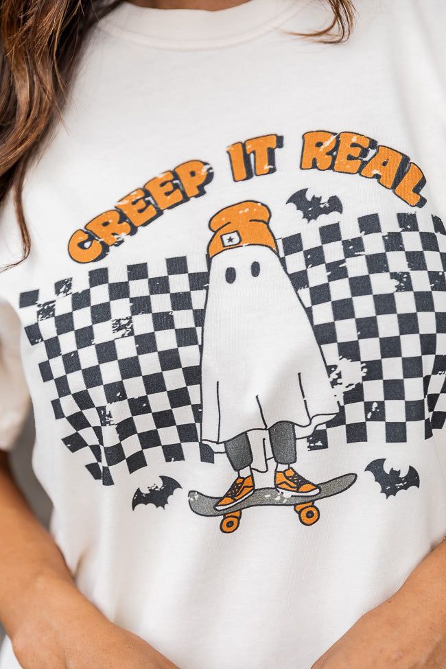 Creep It Real Ivory Graphic Tee SALE sold by Pink Lily product image thumbnail 3