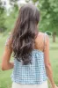 Feels Like Summer Blue Gingham Tank FINAL SALE sold by Pink Lily