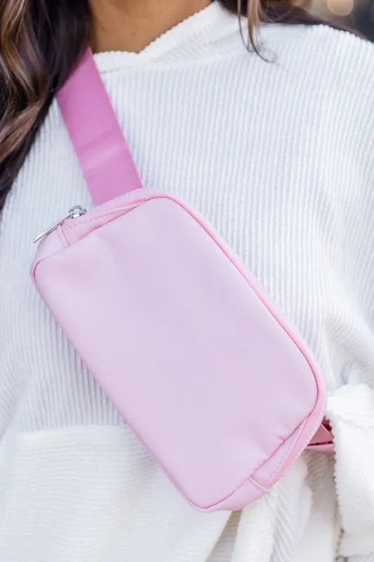 Places To Go Blush Belt Bag FINAL SALE sold by Pink Lily