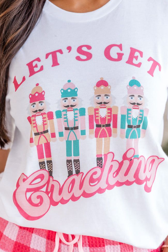 Lets Get Crackin White Graphic Tee sold by Pink Lily product image thumbnail 4