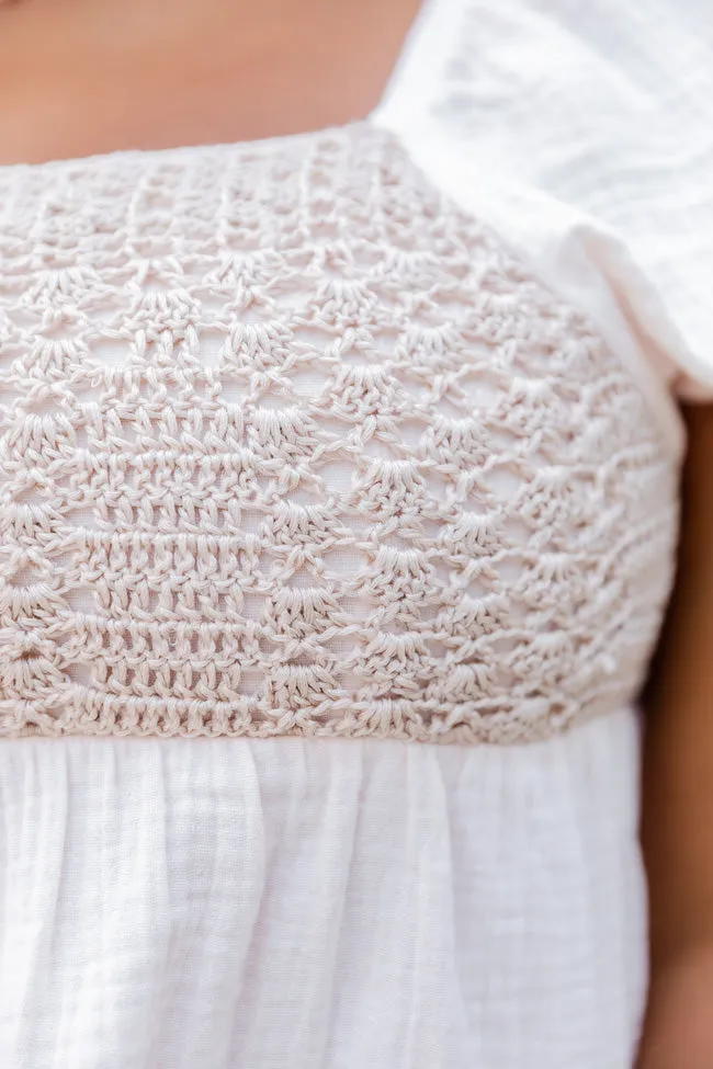 A Passionate Heart Beige Embroidered Bust Blouse FINAL SALE sold by Pink Lily product image thumbnail 3