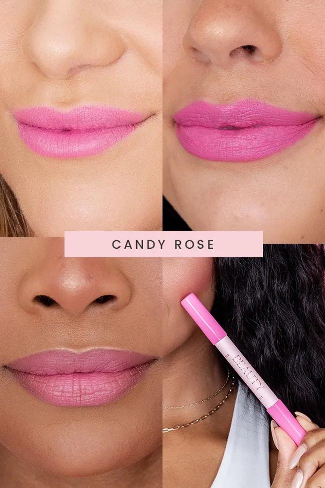 Pink Lily Beauty Double Bloom Dual Lipstick and Lip Liner - Candy Rose FINAL SALE sold by Pink Lily product image thumbnail 3